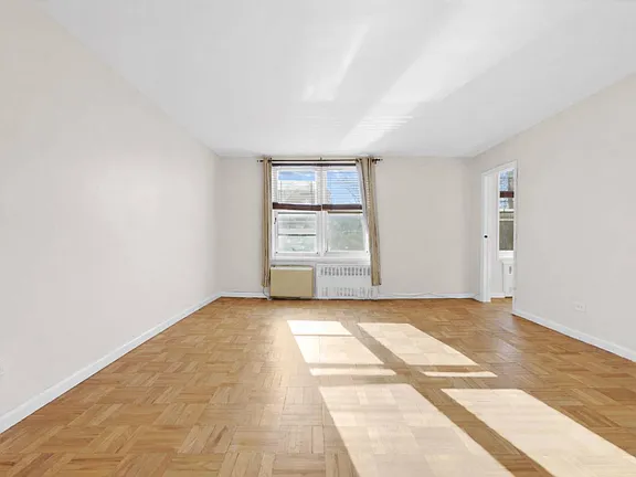 Inside room view from the front of co-op apartment building at 21050 41st Ave Apt 1C in Flushing, NY