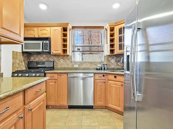 Kitchen Front View of co-op apartment building at 21050 41st Ave Apt 1C in Flushing, NY