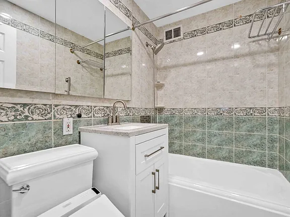 Washroom Side View of co-op apartment building at 21050 41st Ave Apt 1C in Flushing, NY